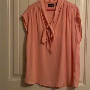New York & Company. Bow tie front blouse